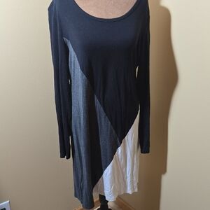 Karen Kane Black and Tan Dress